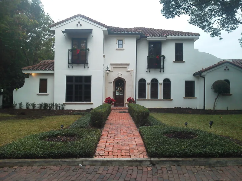 Before: the front approach.
